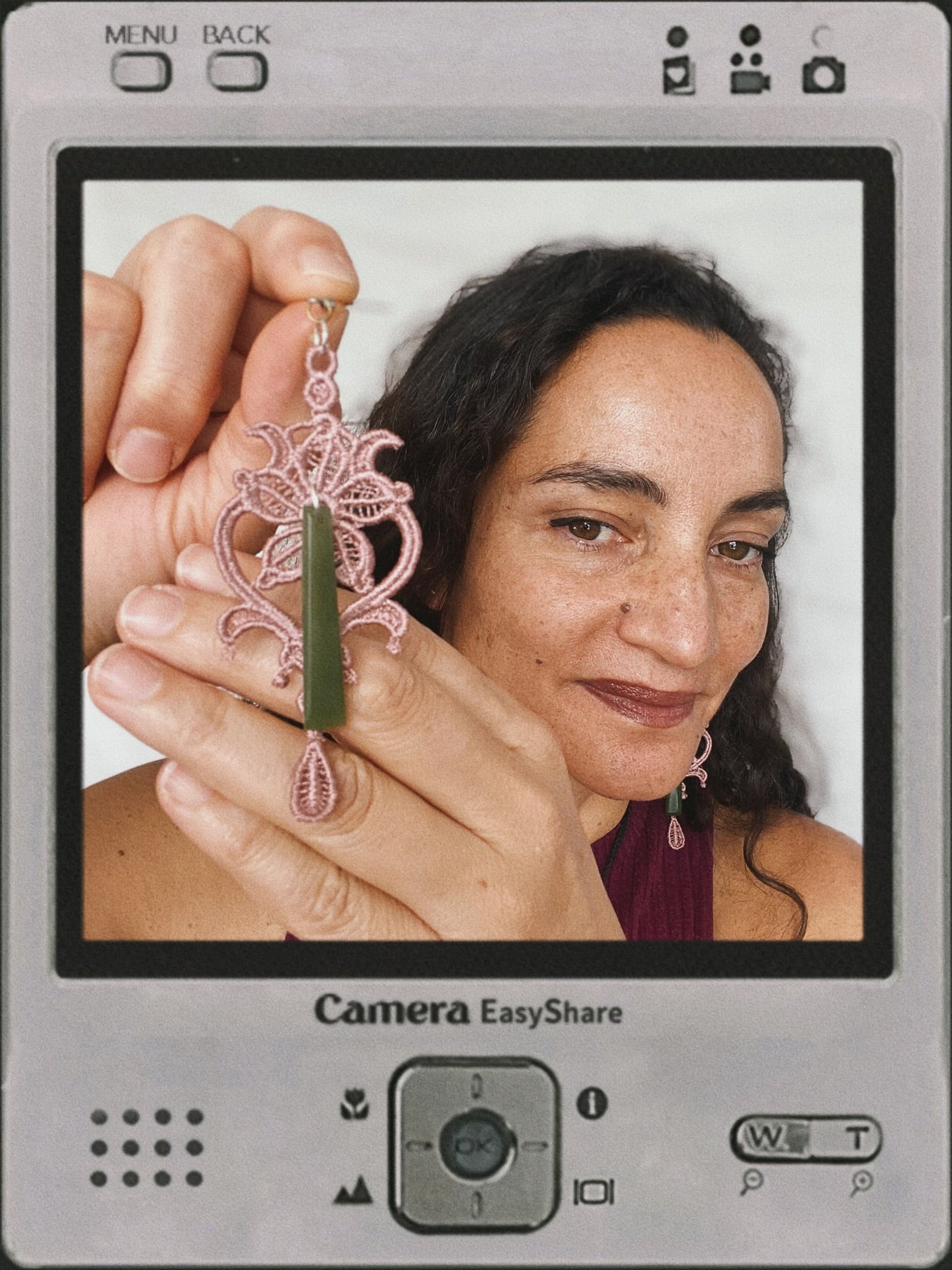Elegant Pounamu vintage earrings
