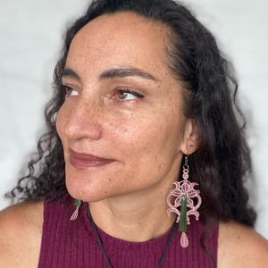 Elegant Pounamu vintage earrings