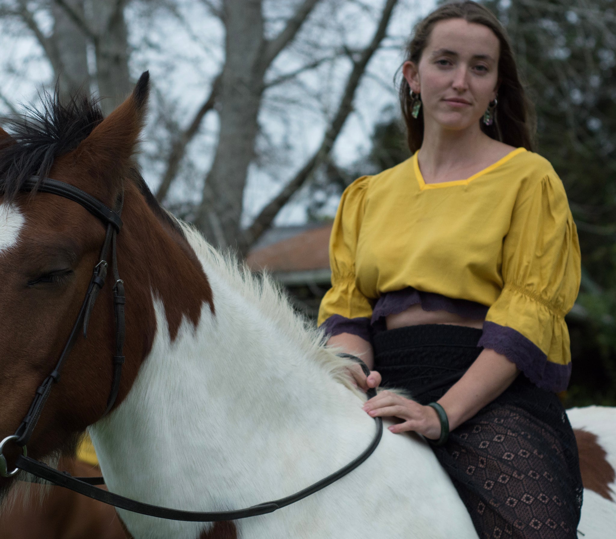 Kowhai crop top