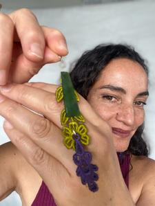 Elegant Pounamu vintage earrings