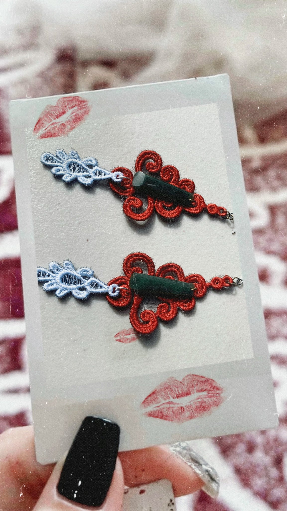 Elegant Pounamu vintage earrings