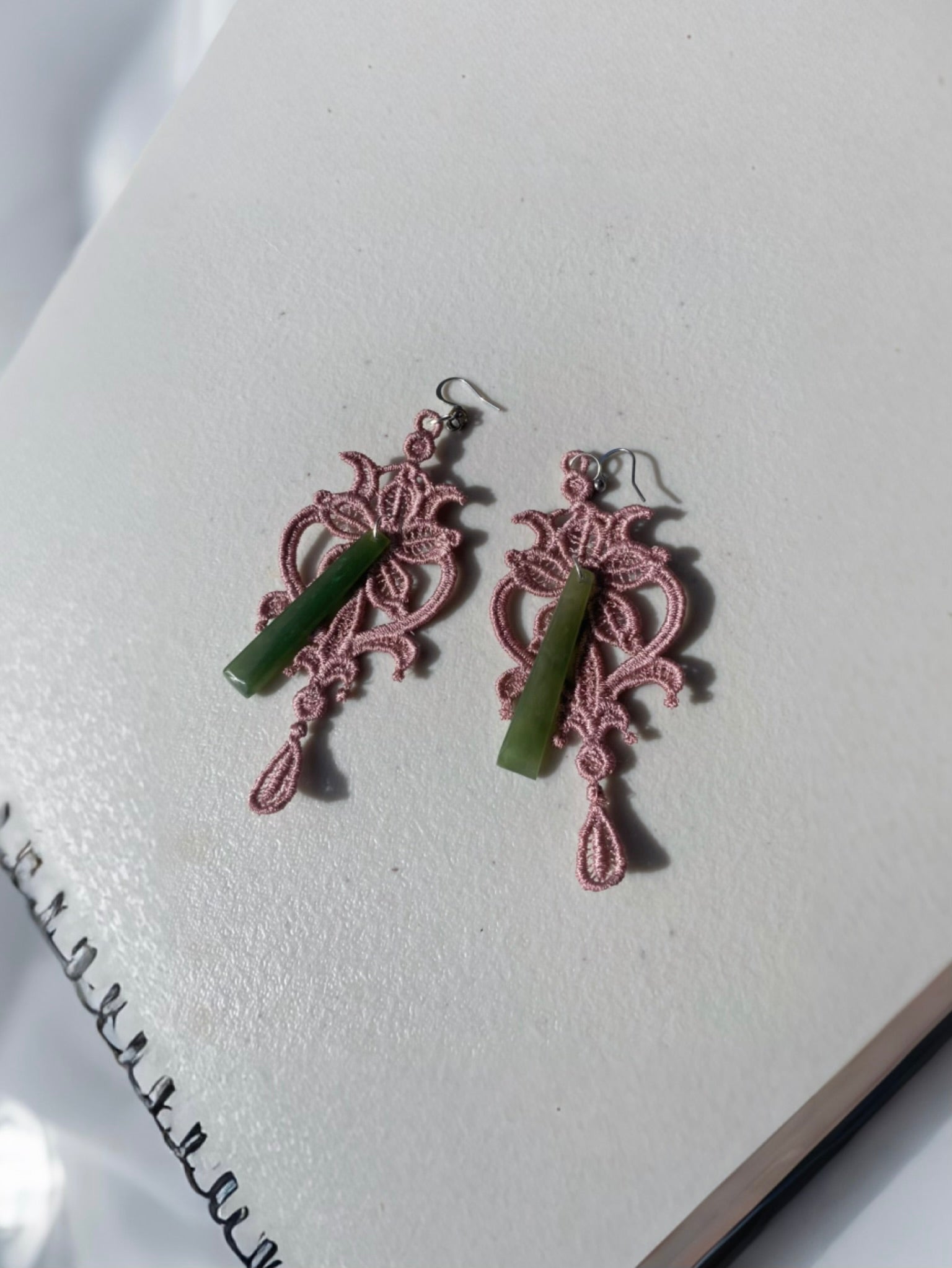 Elegant Pounamu vintage earrings