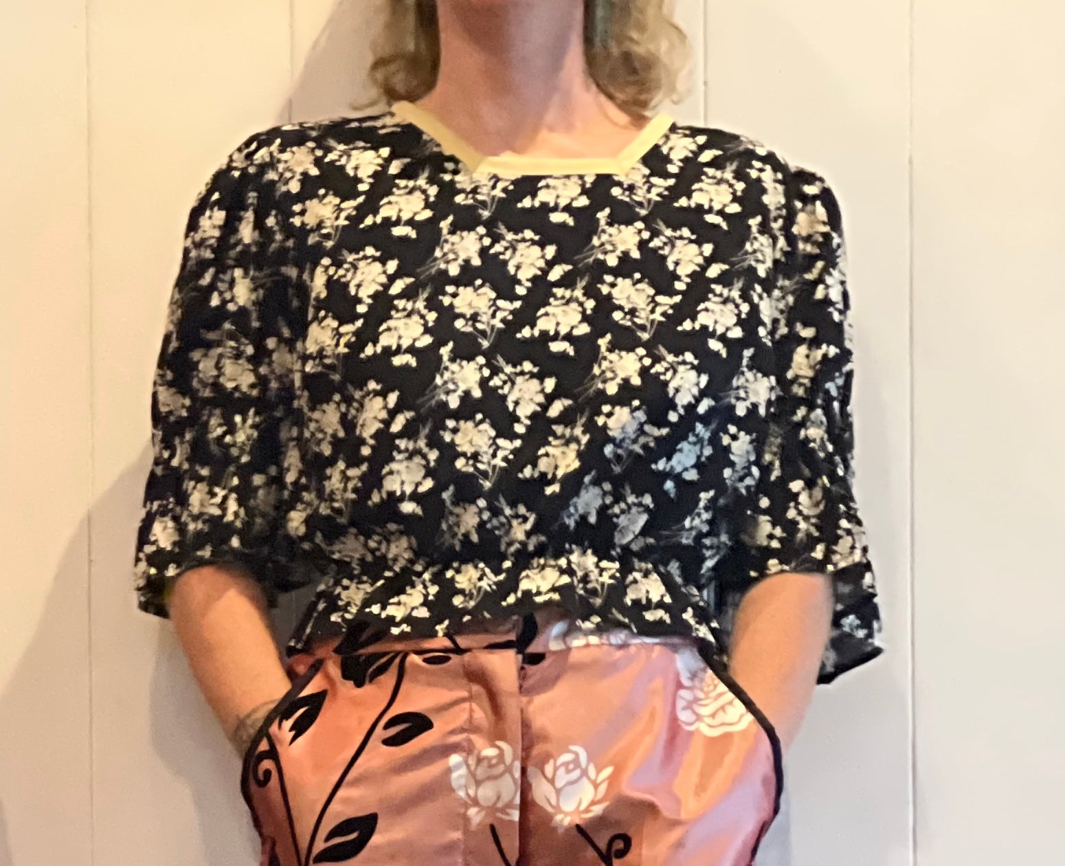 Kowhai crop top