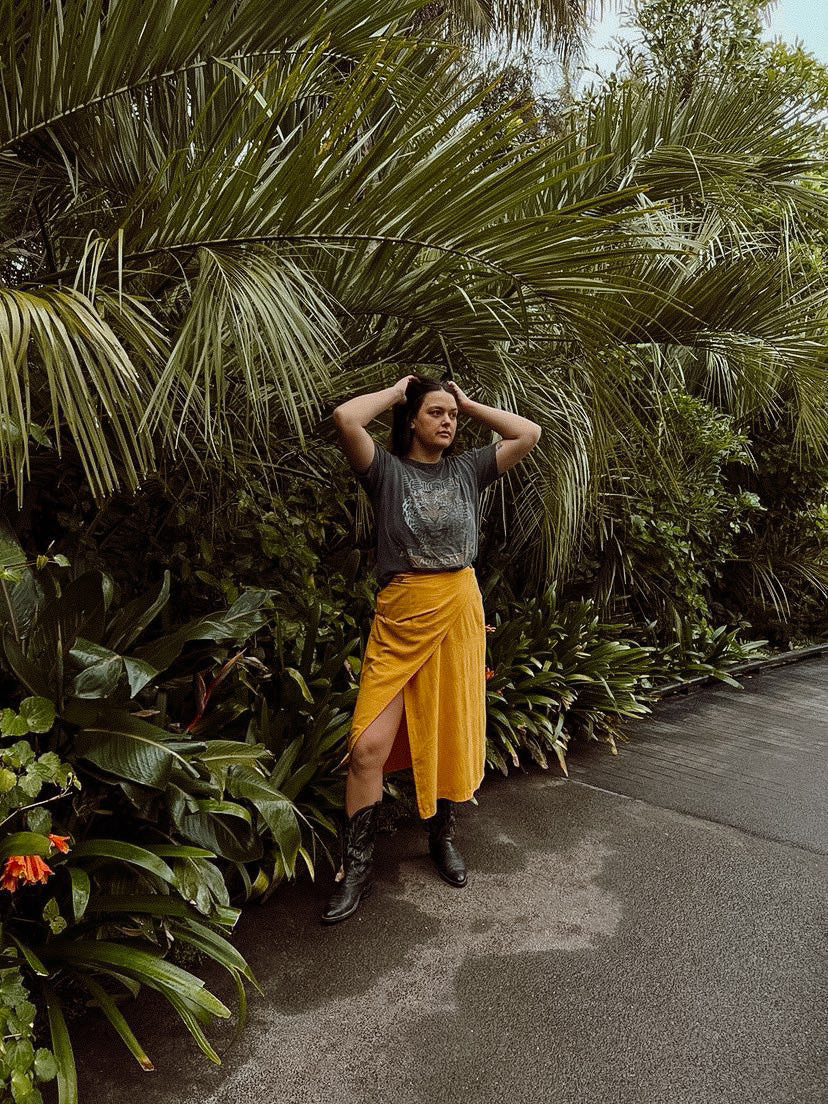 Asymmetrical wrap skirt - 2 looks