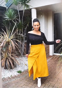 Asymmetrical wrap skirt - 2 looks