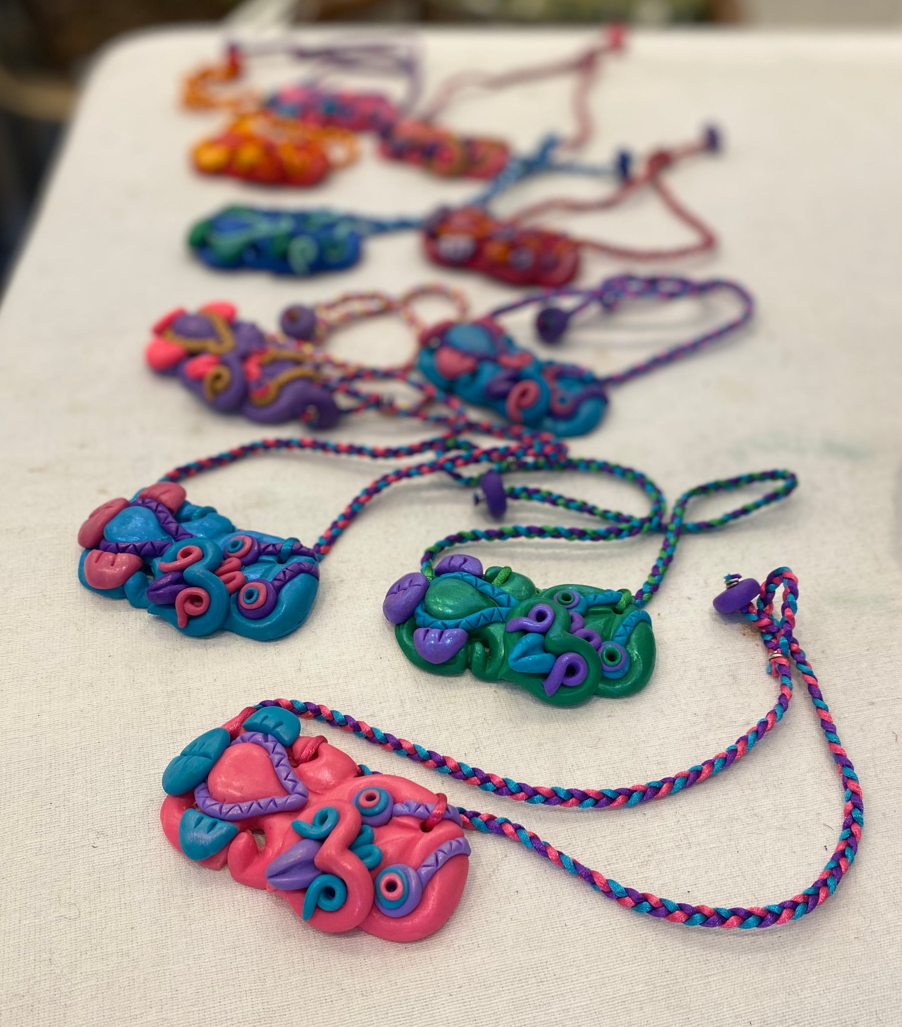Polymer clay Large Tiki