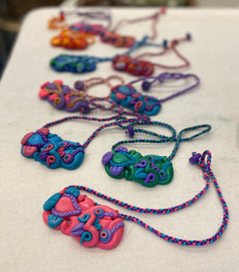 Polymer clay Large Tiki
