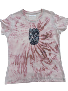 Soft pink, black and silver