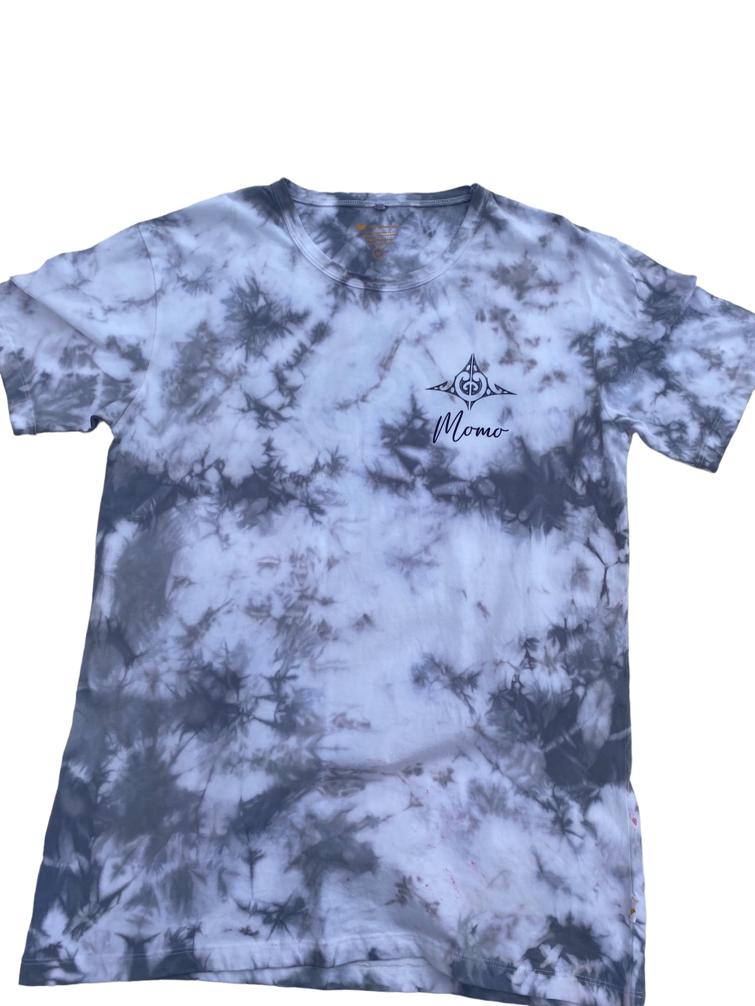 Dark blue and smokey.